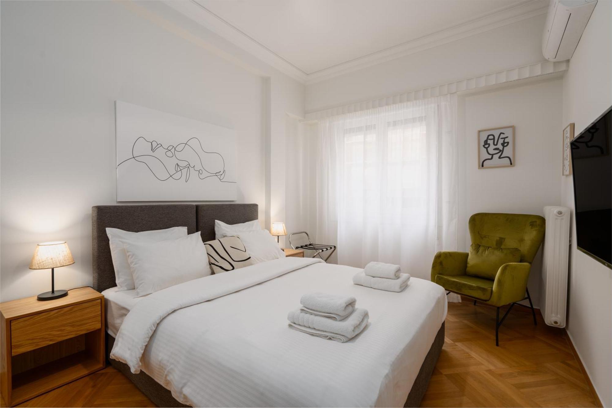 Metroscape Retreat Nearby Metro Station Apartment Athens